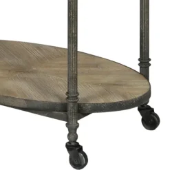 Distressed Vintage Rolling Cart Accent Table-Kirkland's Home Cheap