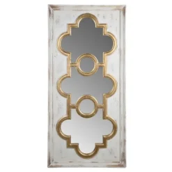 Distressed White And Gold Moroccan Mirror-Kirkland's Home Best Sale