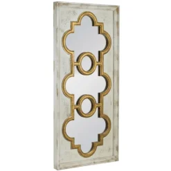 Distressed White And Gold Moroccan Mirror-Kirkland's Home Best Sale