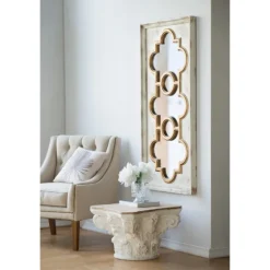 Distressed White And Gold Moroccan Mirror-Kirkland's Home Best Sale