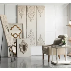 Distressed White And Gold Moroccan Mirror-Kirkland's Home Best Sale