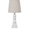 Distressed White Candlestick Table Lamp-Kirkland's Home Sale