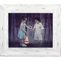 Distressed White Farmhouse Frame, 8X10-Kirkland's Home Best Sale