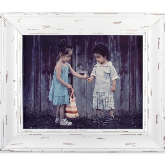 Distressed White Farmhouse Frame, 8X10-Kirkland's Home Best Sale