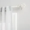 Distressed White Open Sphere Curtain Rod, 120 In.-Kirkland's Home Best Sale