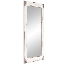 Distressed White Reclaimed Wood Wall Mirror-Kirkland's Home Best Sale