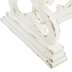 Distressed White Scrollwork Base Coffee Table-Kirkland's Home Hot