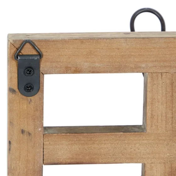 Distressed White Wood And Metal Wall Hooks-Kirkland's Home Outlet