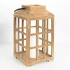 Distressed Windowpane Wood Lantern, 12 In.-Kirkland's Home Cheap