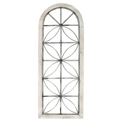 Distressed Wood And Metal Window Wall Plaque-Kirkland's Home Cheap