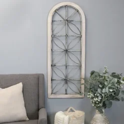 Distressed Wood And Metal Window Wall Plaque-Kirkland's Home Cheap