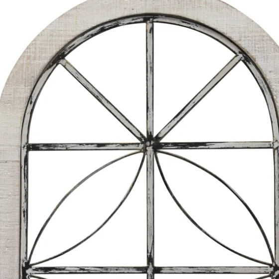 Distressed Wood And Metal Window Wall Plaque-Kirkland's Home Cheap