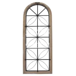 Distressed Wood And Metal Window Wall Plaque-Kirkland's Home Cheap
