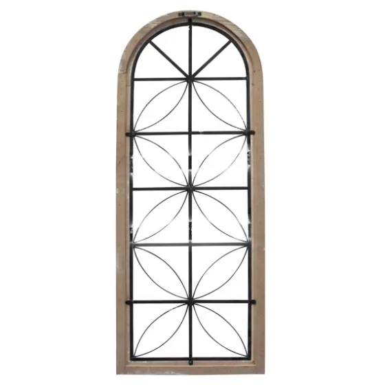 Distressed Wood And Metal Window Wall Plaque-Kirkland's Home Cheap