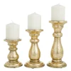 Distressed Wood Candle Holders, Set Of 3-Kirkland's Home Cheap