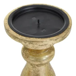 Distressed Wood Candle Holders, Set Of 3-Kirkland's Home Cheap