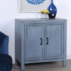 Distressed Wood 2-Door Cabinet-Kirkland's Home Best Sale