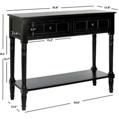 Distressed Wood 2-Drawer Console Table-Kirkland's Home Best Sale