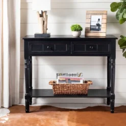 Distressed Wood 2-Drawer Console Table-Kirkland's Home Best Sale