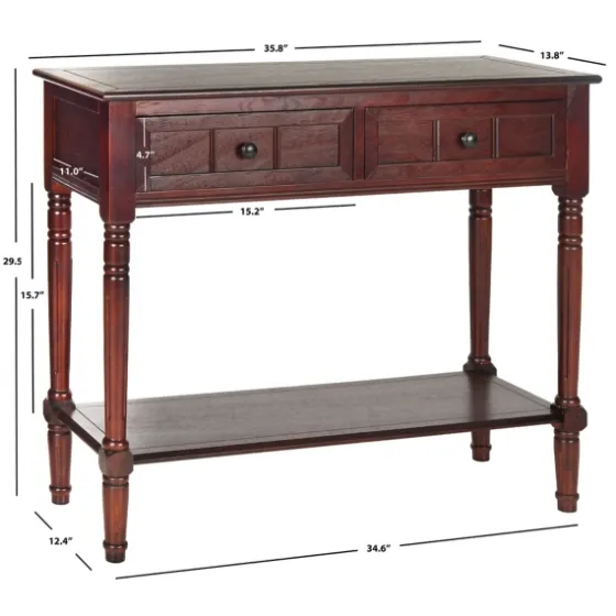 Distressed Wood 2-Drawer Console Table-Kirkland's Home Cheap