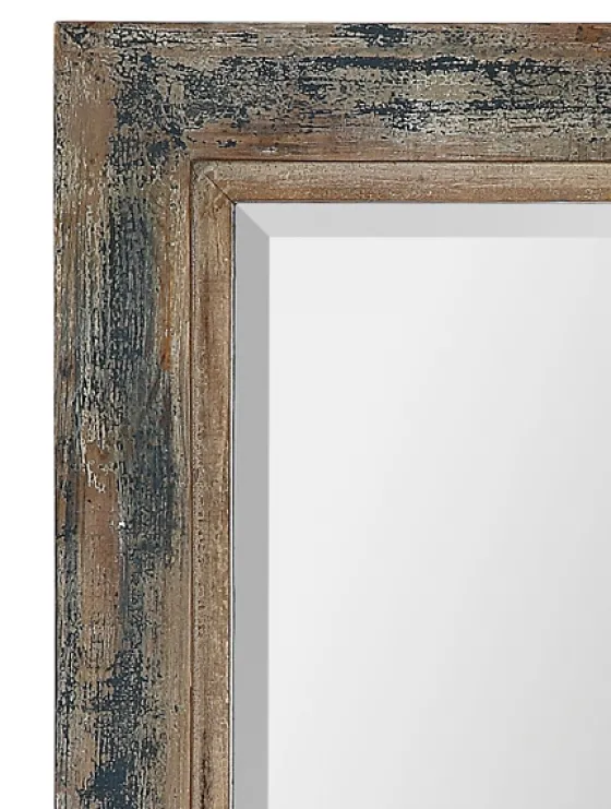 Distressed Wood Frame Wall Mirror-Kirkland's Home Sale