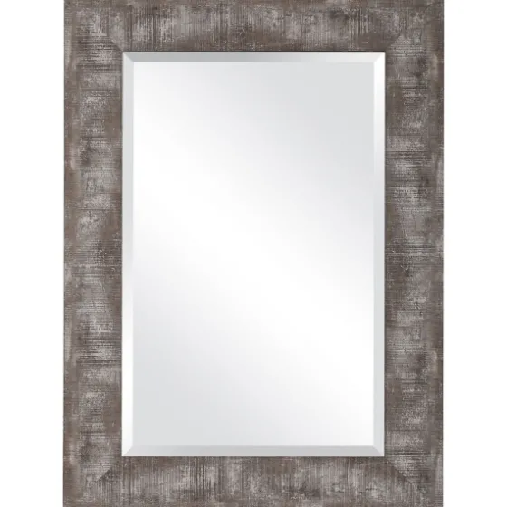 Distressed Wood Grain Framed Mirror-Kirkland's Home Cheap