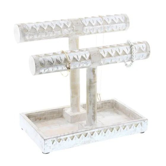 Distressed Wood Jewelry Stand-Kirkland's Home Hot