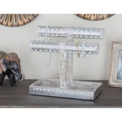Distressed Wood Jewelry Stand-Kirkland's Home Hot