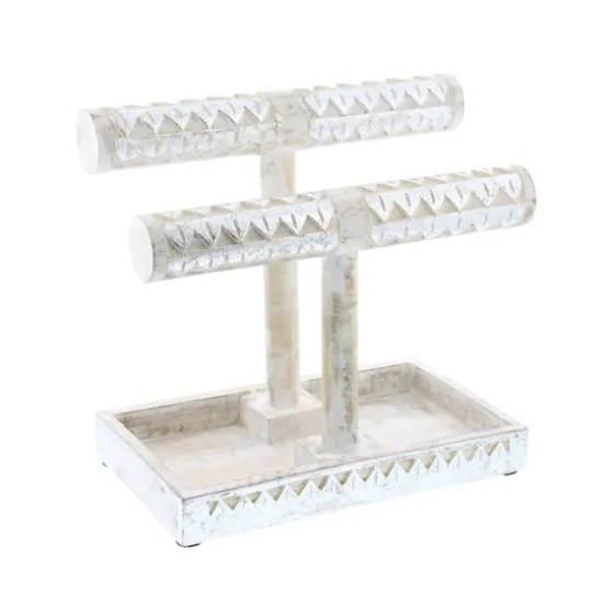 Distressed Wood Jewelry Stand-Kirkland's Home Hot