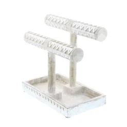 Distressed Wood Jewelry Stand-Kirkland's Home Hot