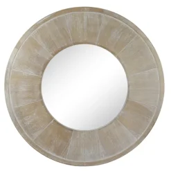 Distressed Wood Planked Frame Wall Mirror-Kirkland's Home Shop
