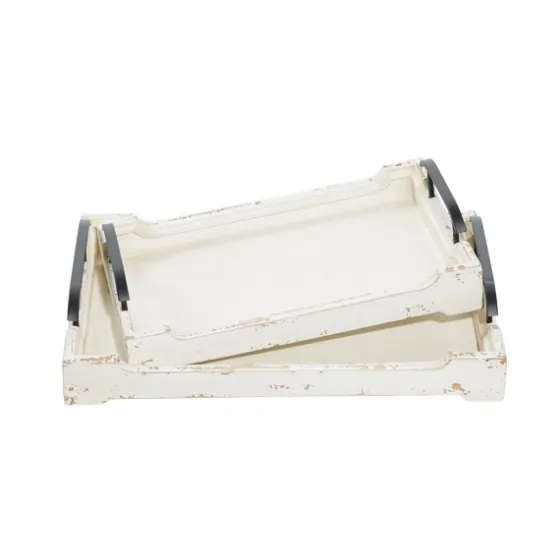 Distressed Wood Trays, Set Of 2-Kirkland's Home Hot