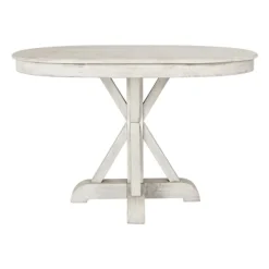 Distressed Wood X Base Oval Dining Table-Kirkland's Home Hot