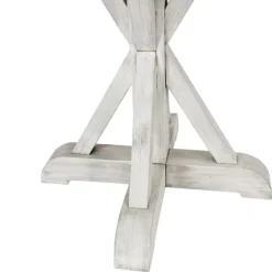 Distressed Wood X Base Oval Dining Table-Kirkland's Home Hot