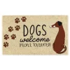 Dogs Welcome People Tolerated Doormat-Kirkland's Home Clearance
