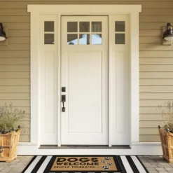 Dogs Welcome People Tolerated Coir Doormat-Kirkland's Home Cheap