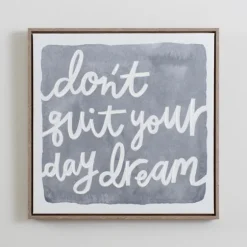 Don'T Quit Your Daydream Canvas Wall Plaque-Kirkland's Home Outlet