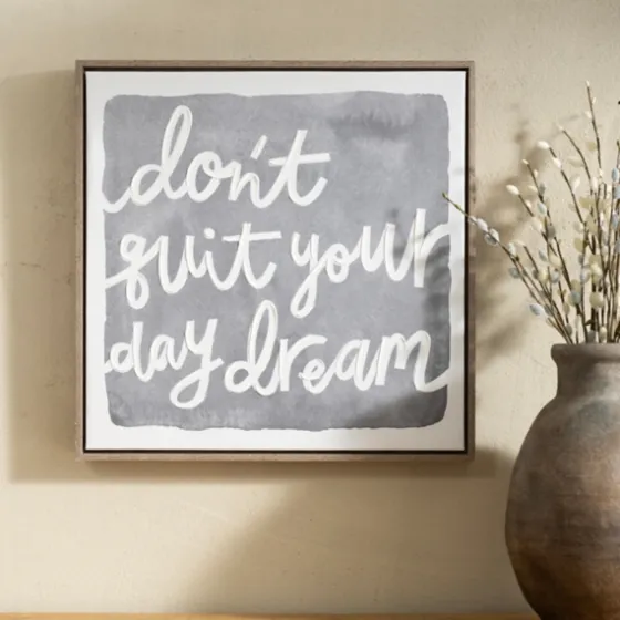 Don'T Quit Your Daydream Canvas Wall Plaque-Kirkland's Home Outlet