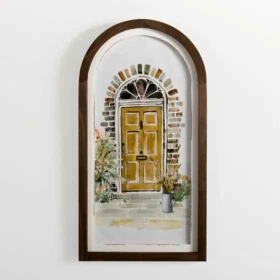 Door Arched Framed Art Print-Kirkland's Home Clearance