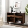 Doreen Dark Brown Hairpin Console Table-Kirkland's Home Store