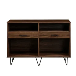 Doreen Dark Brown Hairpin Console Table-Kirkland's Home Store