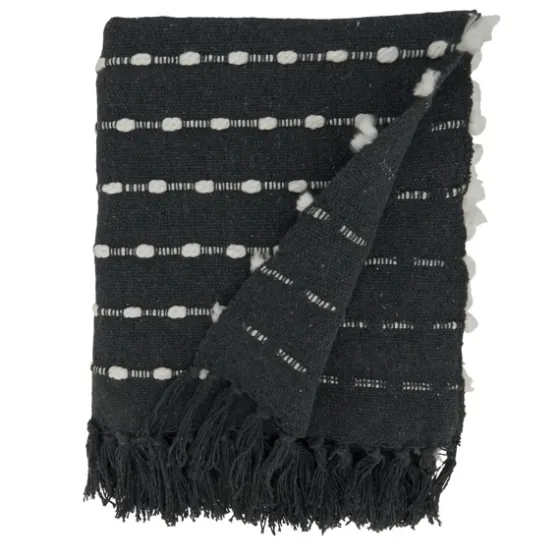 Dotted Fringe Throw Blanket-Kirkland's Home Clearance