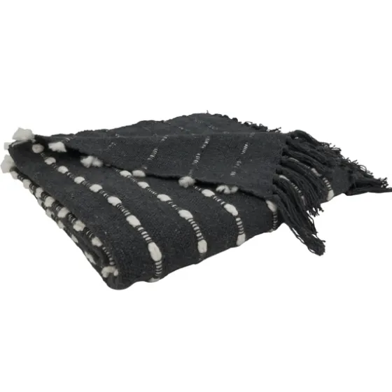 Dotted Fringe Throw Blanket-Kirkland's Home Clearance