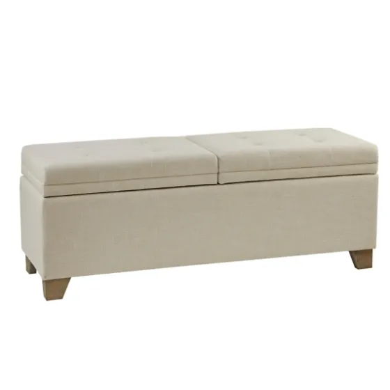Double Opening Storage Bench-Kirkland's Home Discount