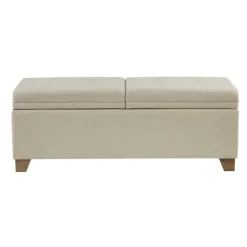 Double Opening Storage Bench-Kirkland's Home Discount