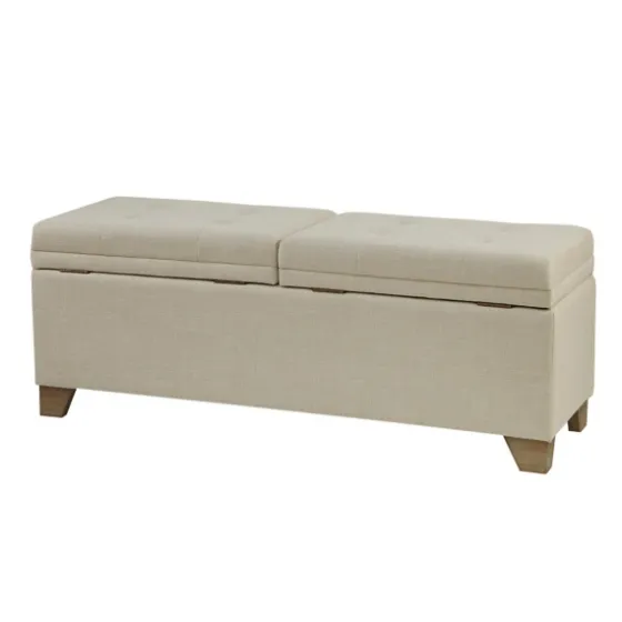 Double Opening Storage Bench-Kirkland's Home Discount