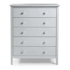 Dove Brazilian Pine Wood Five Drawer Chest-Kirkland's Home Best Sale