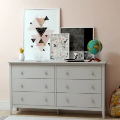 Dove Brazilian Pine Wood Dresser-Kirkland's Home Flash Sale