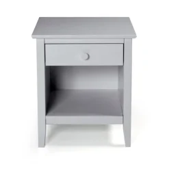 Dove Brazilian Pine Wood Nightstand-Kirkland's Home Discount