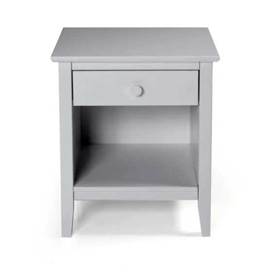 Dove Brazilian Pine Wood Nightstand-Kirkland's Home Discount